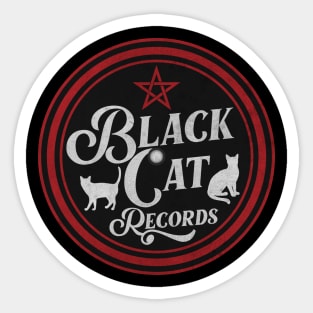 Black Cat Records Sticker